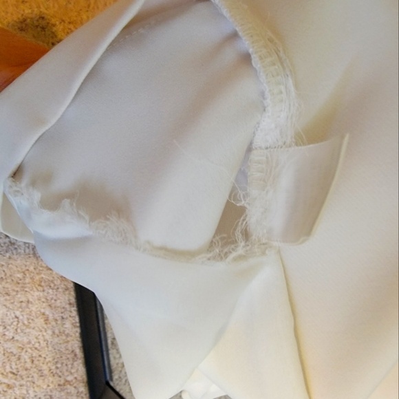 White One Shouldered Mini Dress- Medium - Picture 7 of 8